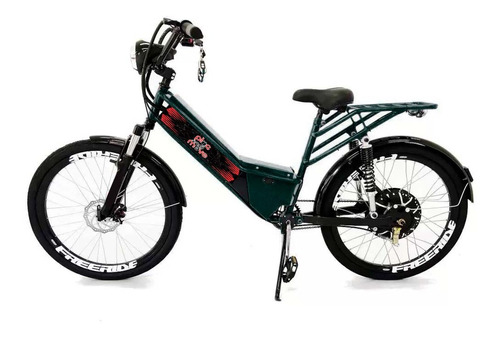 Bicicleta Elétrica - Street Plus Pam - 800w Lithium - Preta