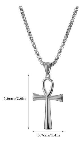 Jkjf 2 Piezas Collar Con Colgante De Cruz Copta Ankh Collar