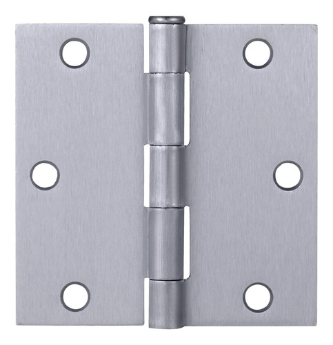 Bisagras De Puerta Interior Cromada Cepillada De 6 Paquetes-