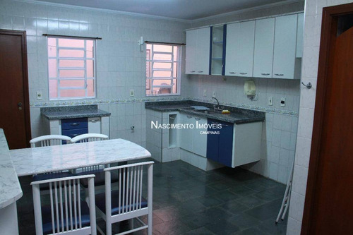 Casa Com 4 Dormitórios À Venda, 284 M² Por R$ 850.000,00 - Cidade Universitária - Campinas/sp - Ca0272