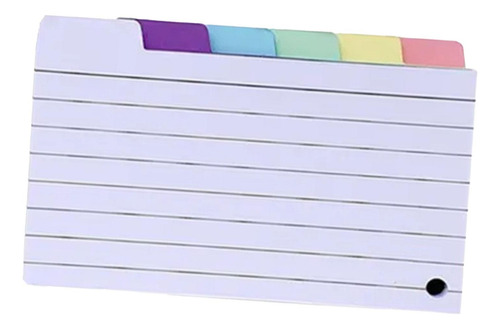 Conjunto De Separadores De Tarjetas De Índice Con Pestañas