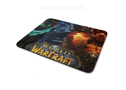 Imagem 1 de 3 de Mouse Pad World Of Warcraft Personalizado