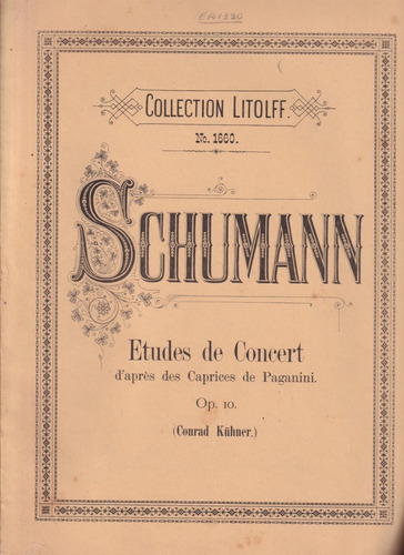 Estudes De Concert Schumann 