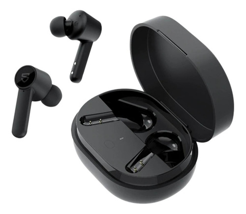 Audífono in-ear inalámbrico Soundpeats Q SP112 negro con luz LED