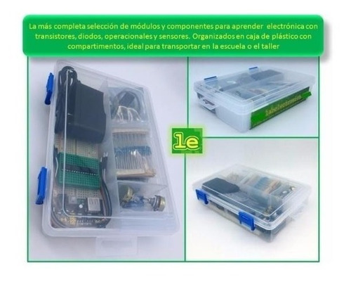 Kit Starter Electrónica Básica + Placa Mega R3 Genérica Ardu