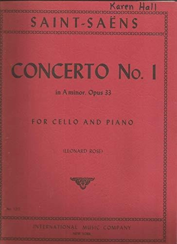 Imagen 1 de 1 de Saint-saens, Camille - Concierto Nº 1 En La Menor Op. 33. Pa