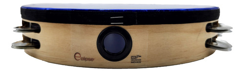 Pandero 10 Pulgadas Natural Con Parche De Color Eclipse