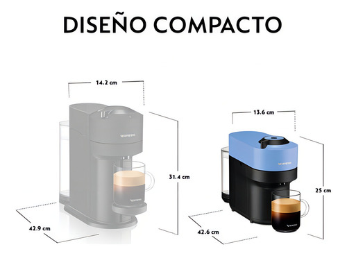 Cafeteira Nespresso Vertuo Pop Celeste
