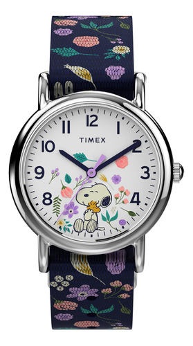 Timex Reloj De Pulsera Para Mujer Peanuts Weekender Casual,.