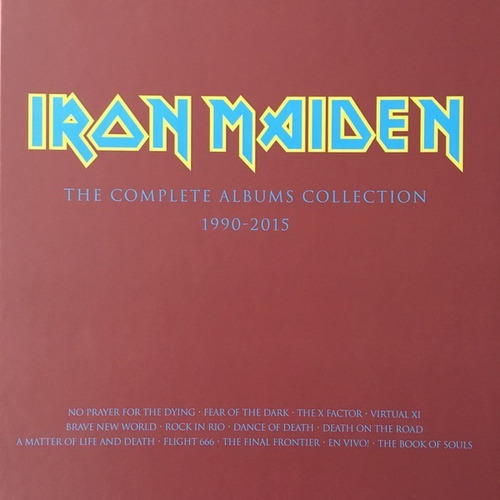 Boxset Iron Maiden The Complete Albums Collection 1990-2015