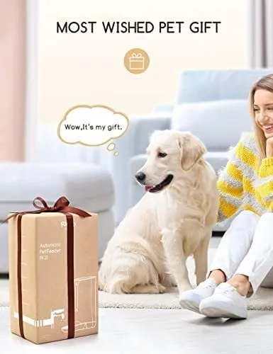 Dispensador Roffie Pet C/temporizador Automatico - Blanco