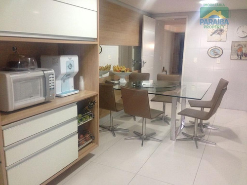 Imagem 11 de 15 de Apartamento Mobiliado À Venda - Tambaú - João Pessoa - Pb - Ap1160