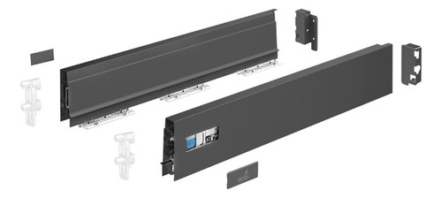 Gaveta Alemana Hettich Atira Innotech Antracita Con Freno