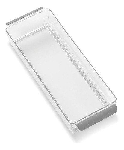 Madesmart Narrow Shallow Bin - White | Fridge And Pantry Col