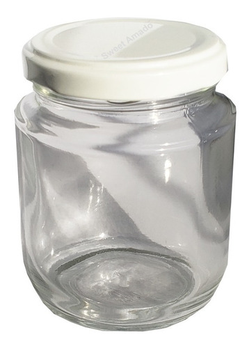 24 Pote Vidro Belém Tampa Branca Bolo Papinha Geléia 240ml