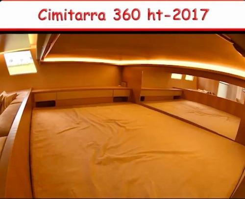 Lancha Cimitarra 36, 360 Ht 2017 Parelha Diesel Joystick