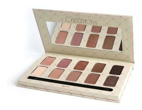 Imagen 2 de 4 de Paleta De Sombras The Nudes Beauty Creations Con 10 Tonos