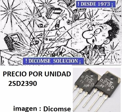 Transistor 2sd2390 D2390  Tenemos El Complementario B1560