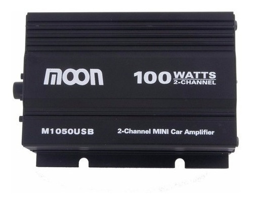 Amplificador Potencia Auto O Moto Usb 100w Moon M1050usbi