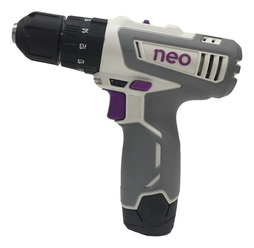 Imagen 3 de 5 de Taladro Percutor Recargable Con 2 Baterias Tp1010/12k2
