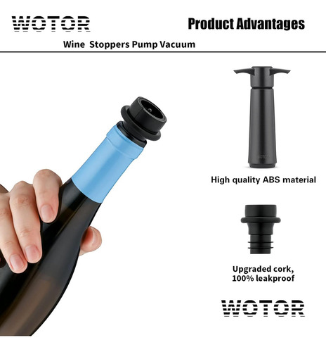 Bombilla De Vacío Con Tapón Para Preservar Vino Fresco