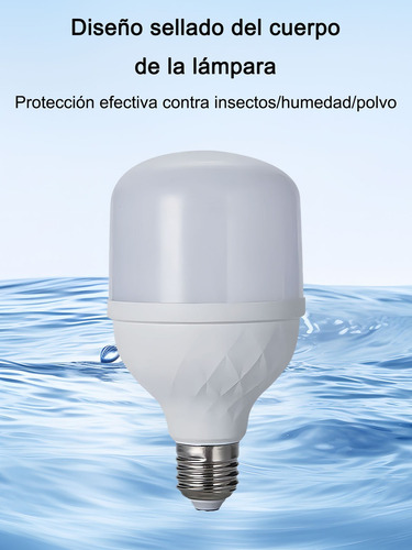 15w Foco Bala Super Led Maxima Potencia Industrial 1500lm Blanco Frío