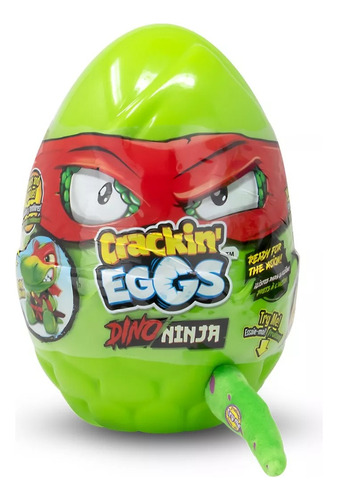 Huevo Crackin Eggs Jurassic Friends Peluche Dyno Ninja