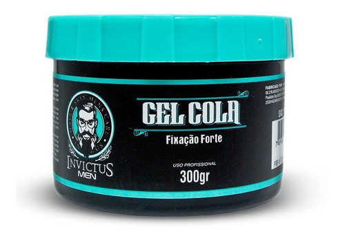 Invictus Men Gel Cola Fixação Forte 300g Linha Profissional