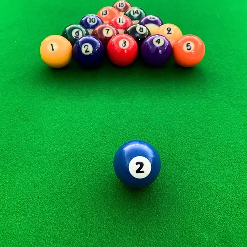 02 Jogos De Bolas Numeradas 50mm/ Bilhar/ Sinuca/ Snooker