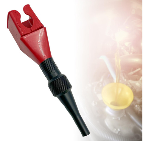 3 Embudo De Combustible Retráctil Portátil Rojo