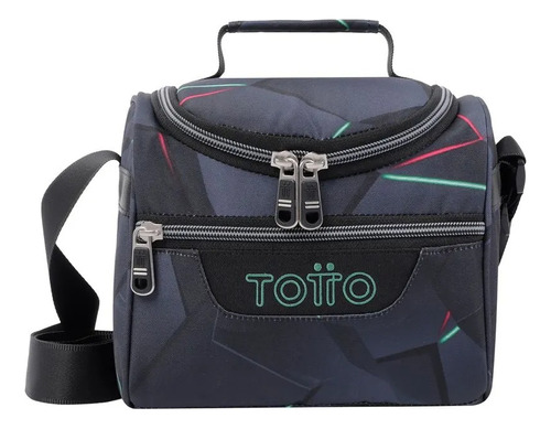 Lonchera Bolso Para Comida Totto Ecole Pizarra Negro 4yo