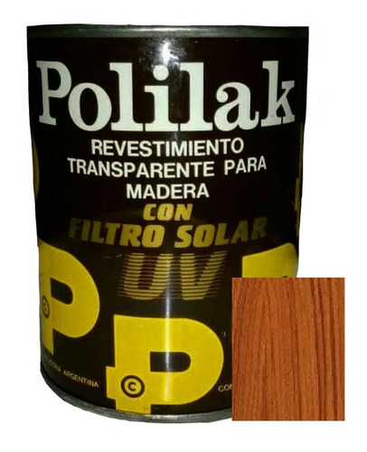 Barniz Polilak Uv Brillante Roble 4 L Solo Envio