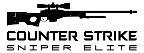 Adesivo Counter Strike Csgo Sniper Elite - Clique E Confira!