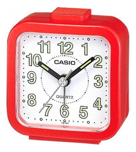 Reloj Despertador Casio Tq141 Rojo- Plateado - Azul - Mileus