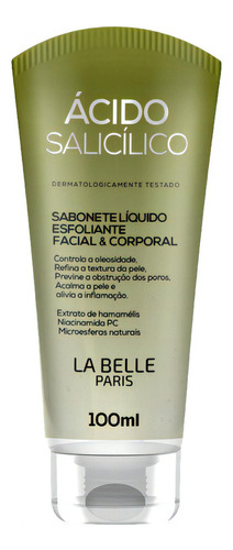 Sabonete Esfoliante Facial Corporal 100ml La Belle Paris Momento De Aplicação Dia/noite Tipo De Pele Seca