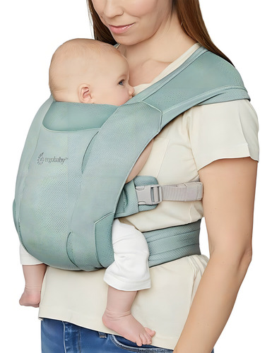 Ergobaby Embrace Mesh Portabebés Recién Nacido - Salvia