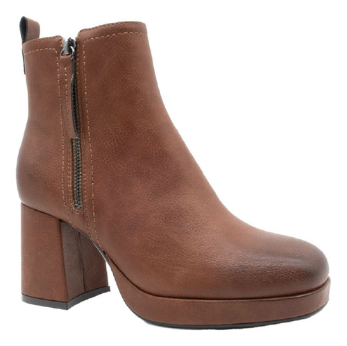 Botin Sintetico Brown Bonny Franco