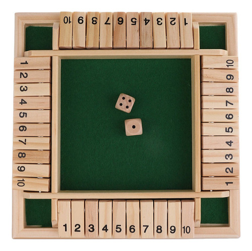 Juego De Mesa Número Madera Para Beber Fiesta Pub Bar