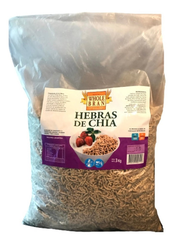 Hebras De Chia Cereal Whole Bran Alto Contenido En Fibras Dw