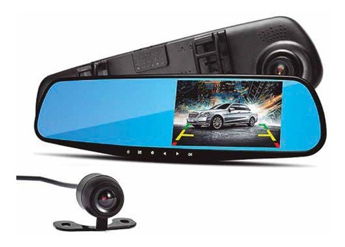 Espejo Retrovisor Dblue Camara Frontal Y Retroceso Dbg267