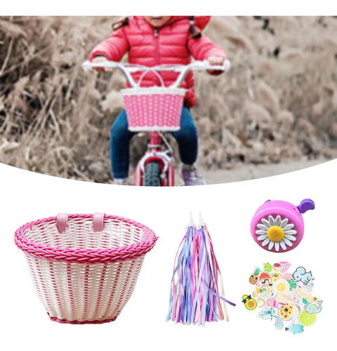 Cesta Infantil Para Bicicleta, Accesorio De Manillar