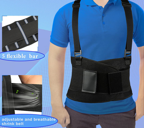 Cinturón De Entrenamiento Para Espalda, Soporte Lumbar Infer