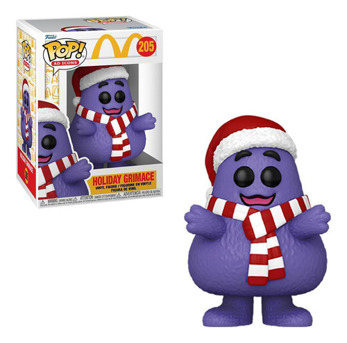 ¡Funko Pop! Iconos de anuncios: McDonald's Holiday Grimace #205