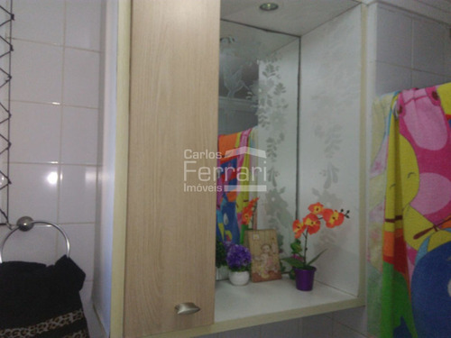 Imagem 4 de 15 de Apartamento A Venda, Parque Novo Mundo, Cond. Praças Das Américas, 03 Dormitórios, 01 Vaga, Varanda. - Cf32971