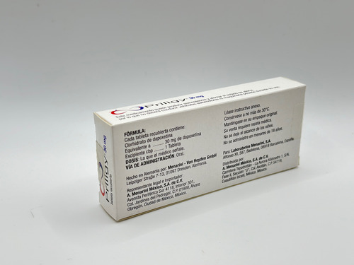 Priligy 30 Mg (dapoxetina). Caja Con 3 Tabletas Recubiertas.