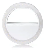 Comprar Mini Ring Light Clipe Anel Led Luz Selfie Pu002F Celular Branco