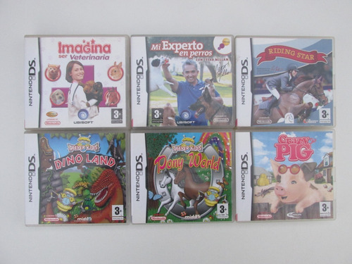 Lote X6 Juegos Originales Para Nintendo Ds