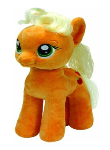 Pony. Bonito Peluche Con Cabello Largo, Apple Jack 22cm