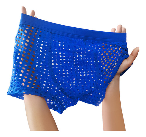 Calzoncillos De Malla Ahuecados De Color Liso Para Hombre
