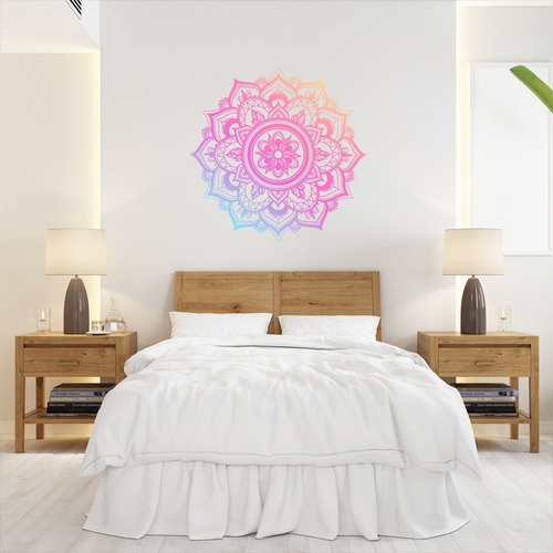 Vinilos Decorativos  Mandalas Colores Degrade De 60x60cm